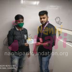 Nanhi Pari Foundation volunteer raising funds for unprivileged girl