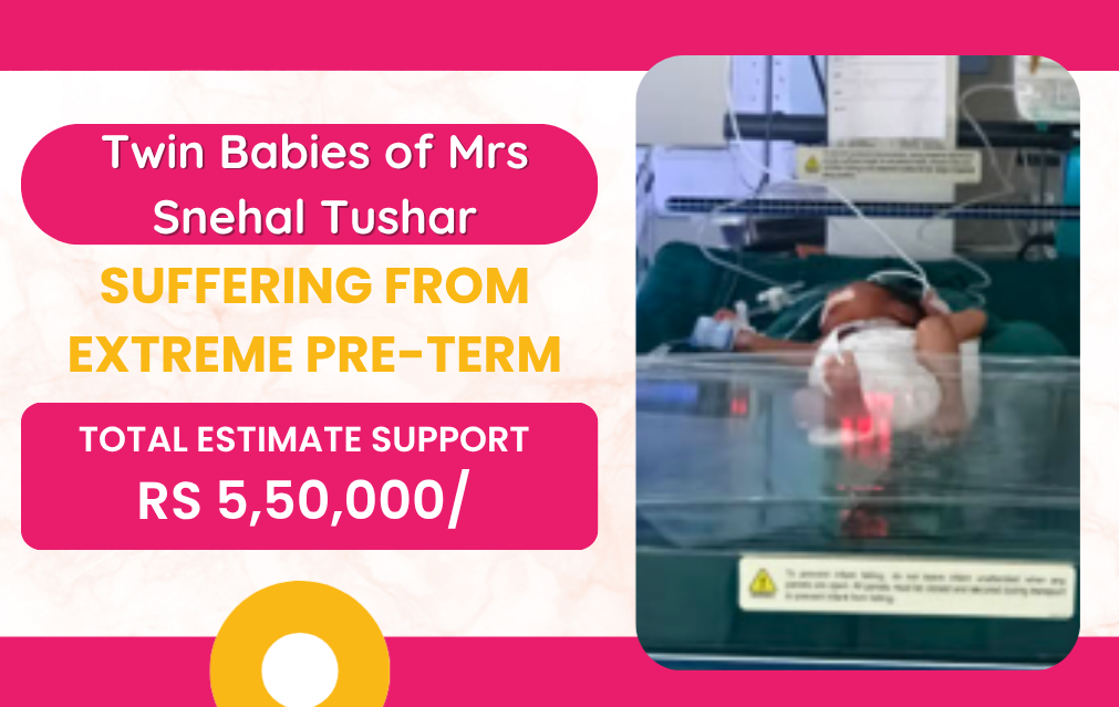 Twin Babies of Mrs Snehal Tushar
