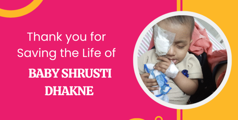 Success Story Of  Baby Shrusti Dhakne