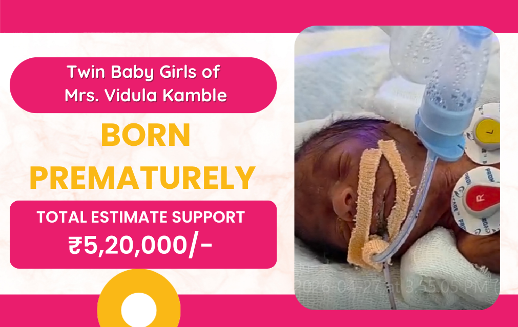 The Twin Baby Girls of Mrs. Vidula Kamble