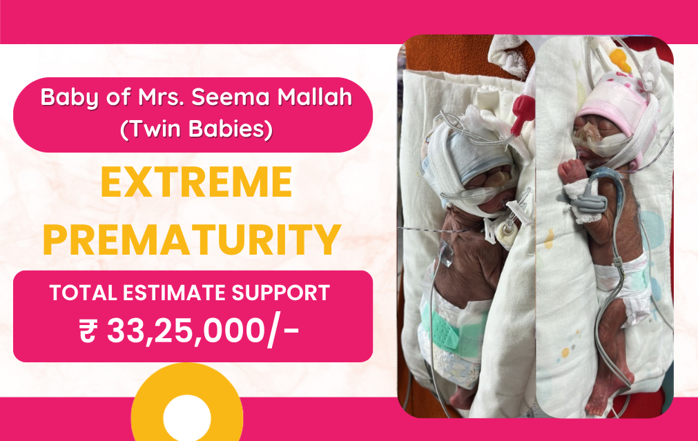 Baby of Mrs. Seema Mallah (Twin Babies)