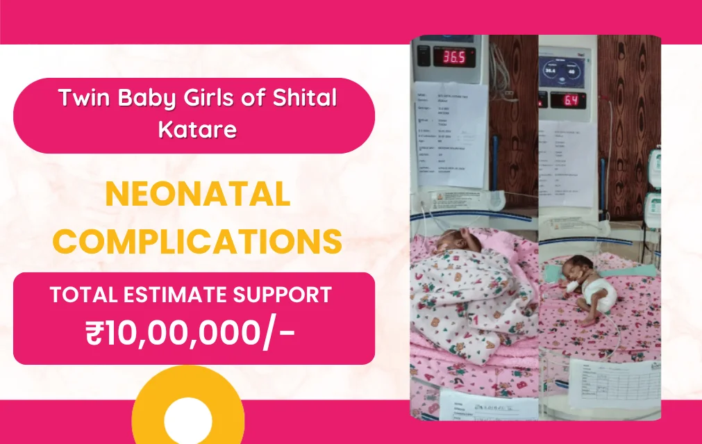 Twin Baby Girls of Shital Katare