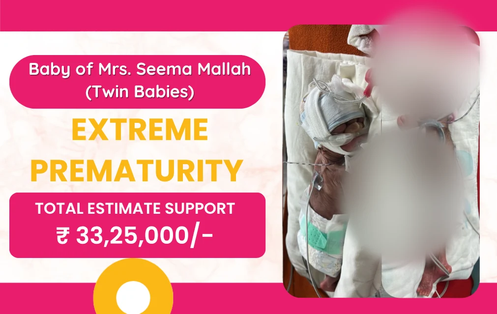 Baby of Mrs. Seema Mallah (Twin Babies)