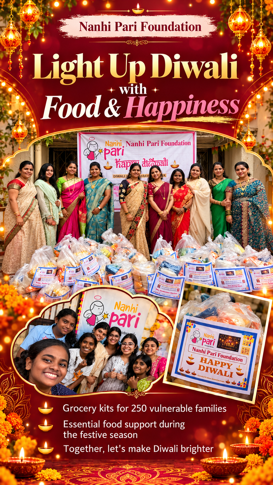Diwali Food Kits for Families - Nanhi Pari Foundation